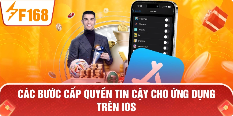 các bước cấp quyền tin cậy cho ứng dụng trên iOS